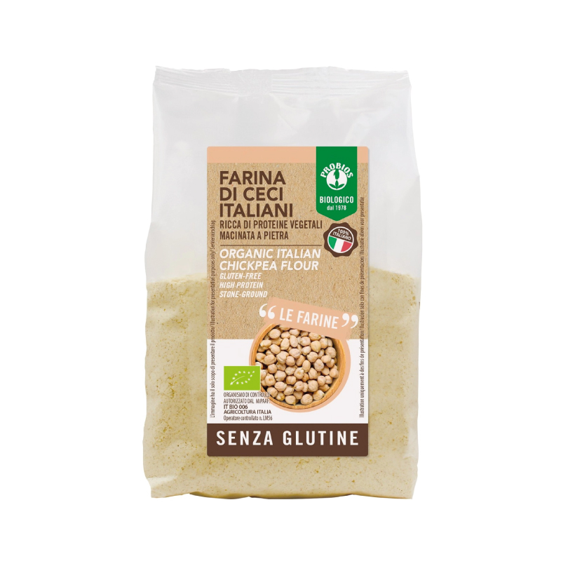 Farina di Ceci Italiani Senza Glutine Biologica 